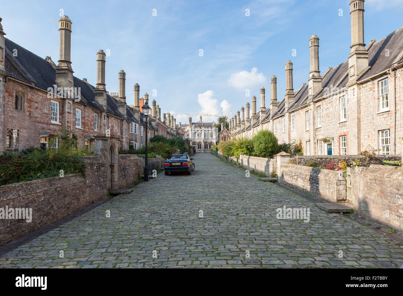 Pfarrer schließen, Wells Cathedral, Wells, Somerset, England, Vereinigtes Königreich Stockfoto