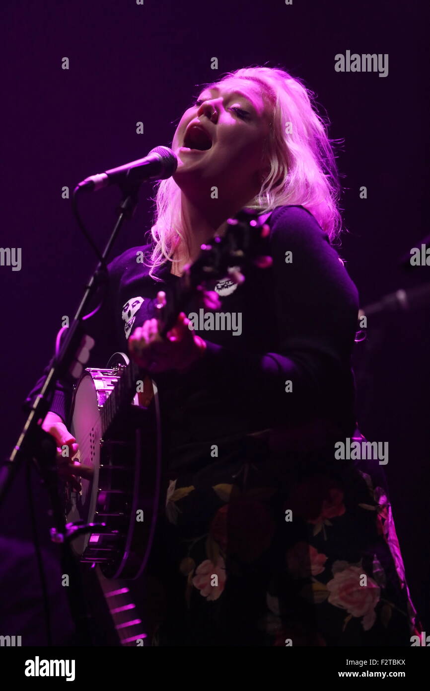 Manchester, UK. 23. September 2015. Elle King tritt im Manchester O2 Apollo. Bildnachweis: Simon Newbury/Alamy Live-Nachrichten Stockfoto