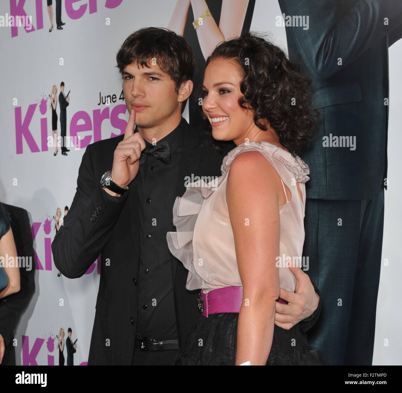 Ashton Kutcher And Katherine Heigl Stockfotos und -bilder Kaufen - Alamy