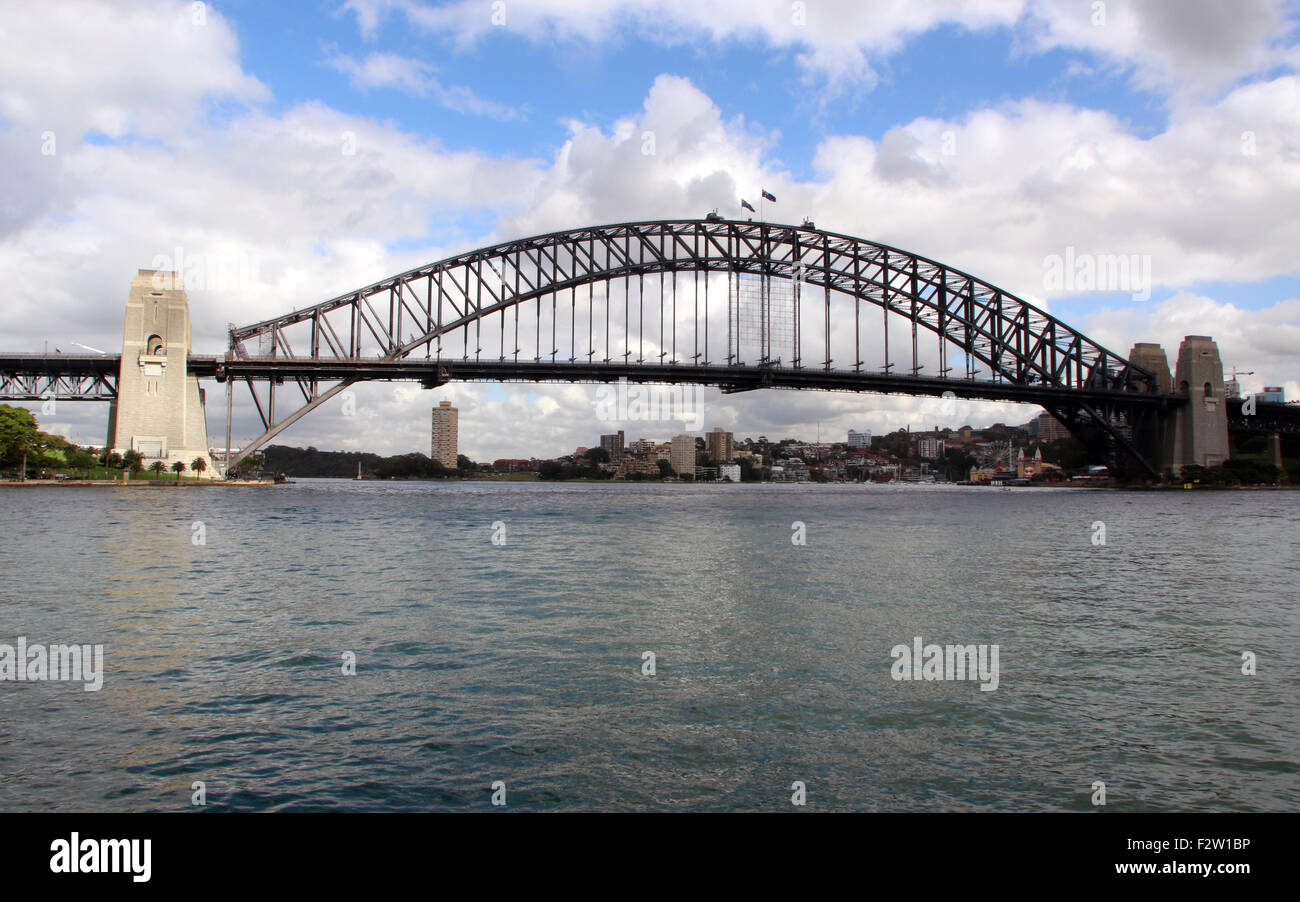 Sydney Harbour Bridge Port Jackson Australien Stockfoto