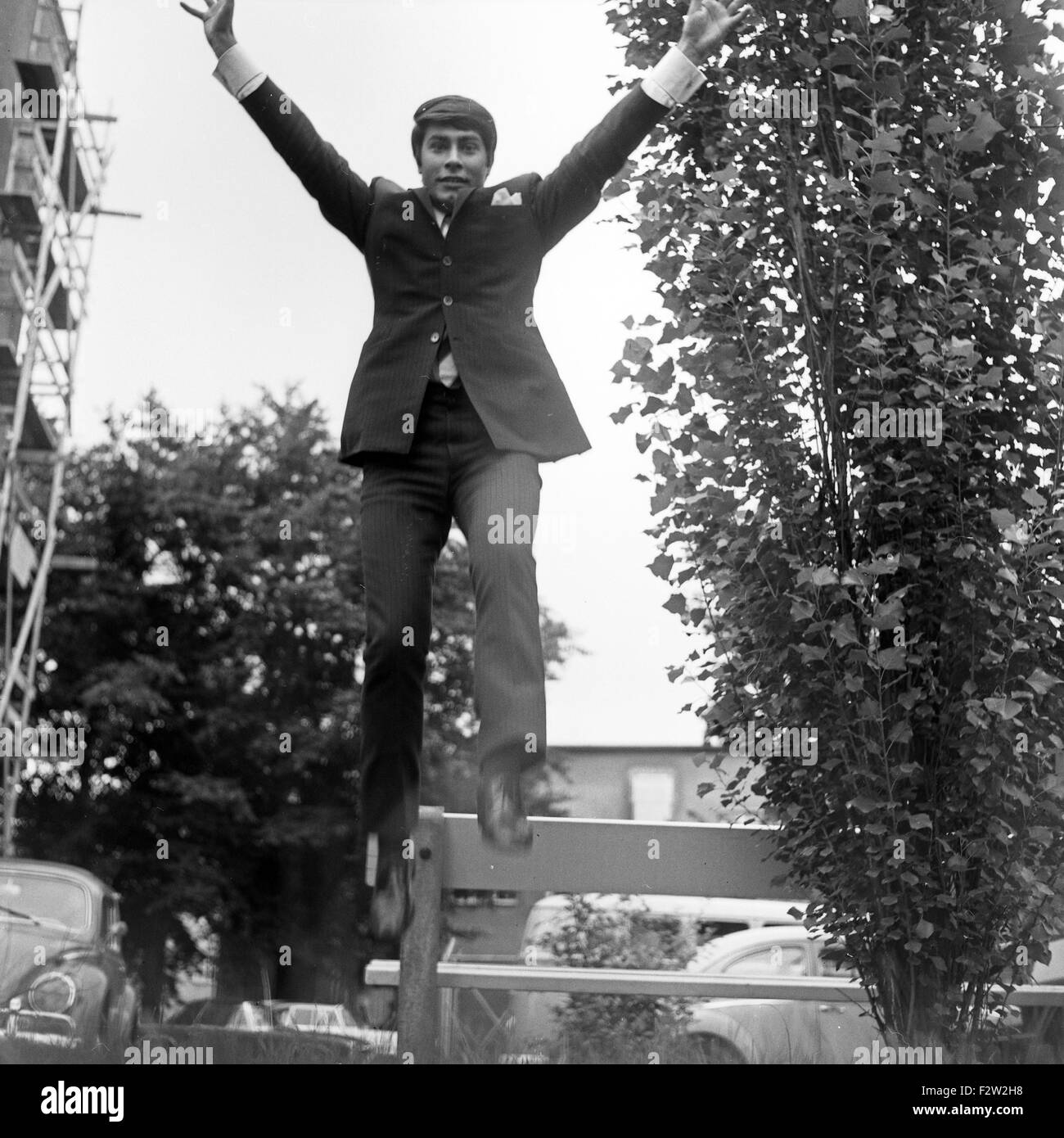 Deutscher Schlagersänger und Wis Roy Black, Deutschland 1960er Jahre. Deutsche Schlager Sänger und Schauspieler Roy Black, Deutschland der 1960er Jahre. Stockfoto