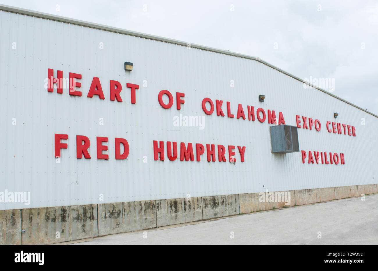 Shawnee Oklahoma OK Herzen von Oklahoma Expo Center als Fred Humphrey Pavilion für die Landwirtschaft Stockfoto
