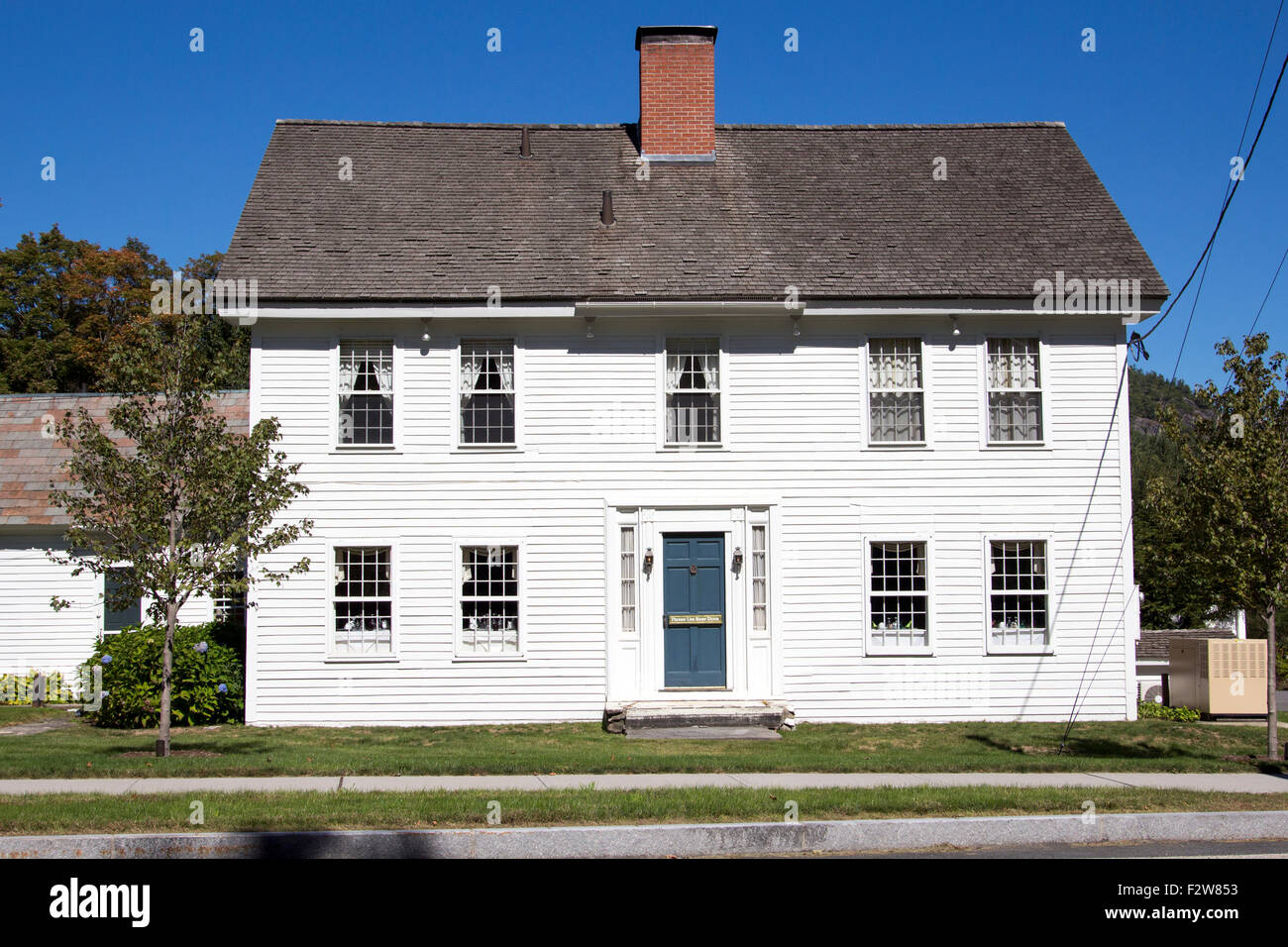 Koloniale Saunière gestaltete Haus in Vermont USA uns Amerika Stockfoto