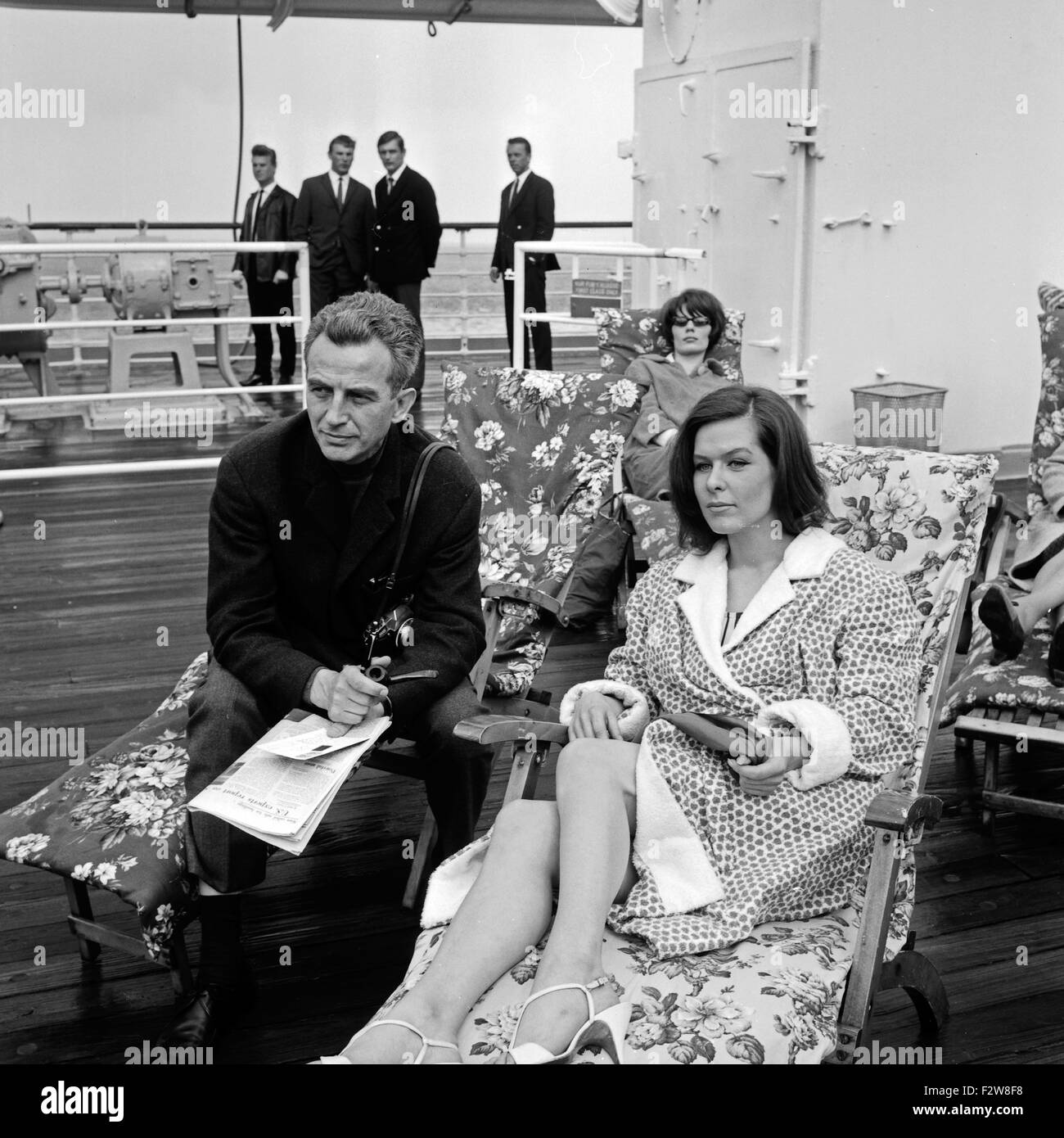 S.O.S - Morro Castle, Fernsehfilm, Deutschland 1966, Regie: Frank Wisbar, Monia: Antje Roosch (?) Stockfoto