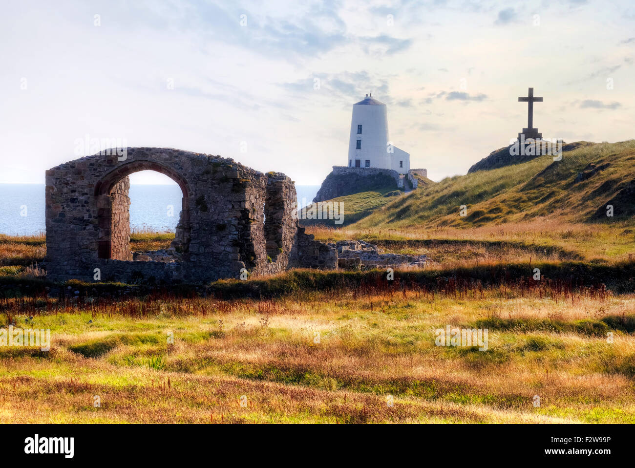 Ynys Llanddwyn, Anglesey, Wales, Vereinigtes Königreich Stockfoto