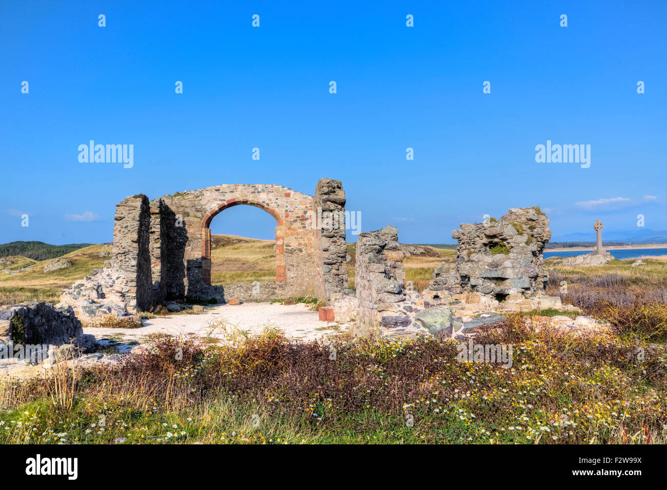 Ynys Llanddwyn, Anglesey, Wales, Vereinigtes Königreich Stockfoto
