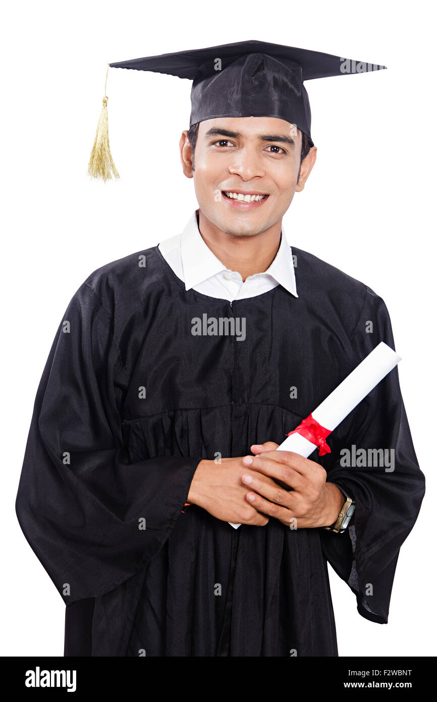 1 indische junge Rechtsanwalt Student Stockfoto