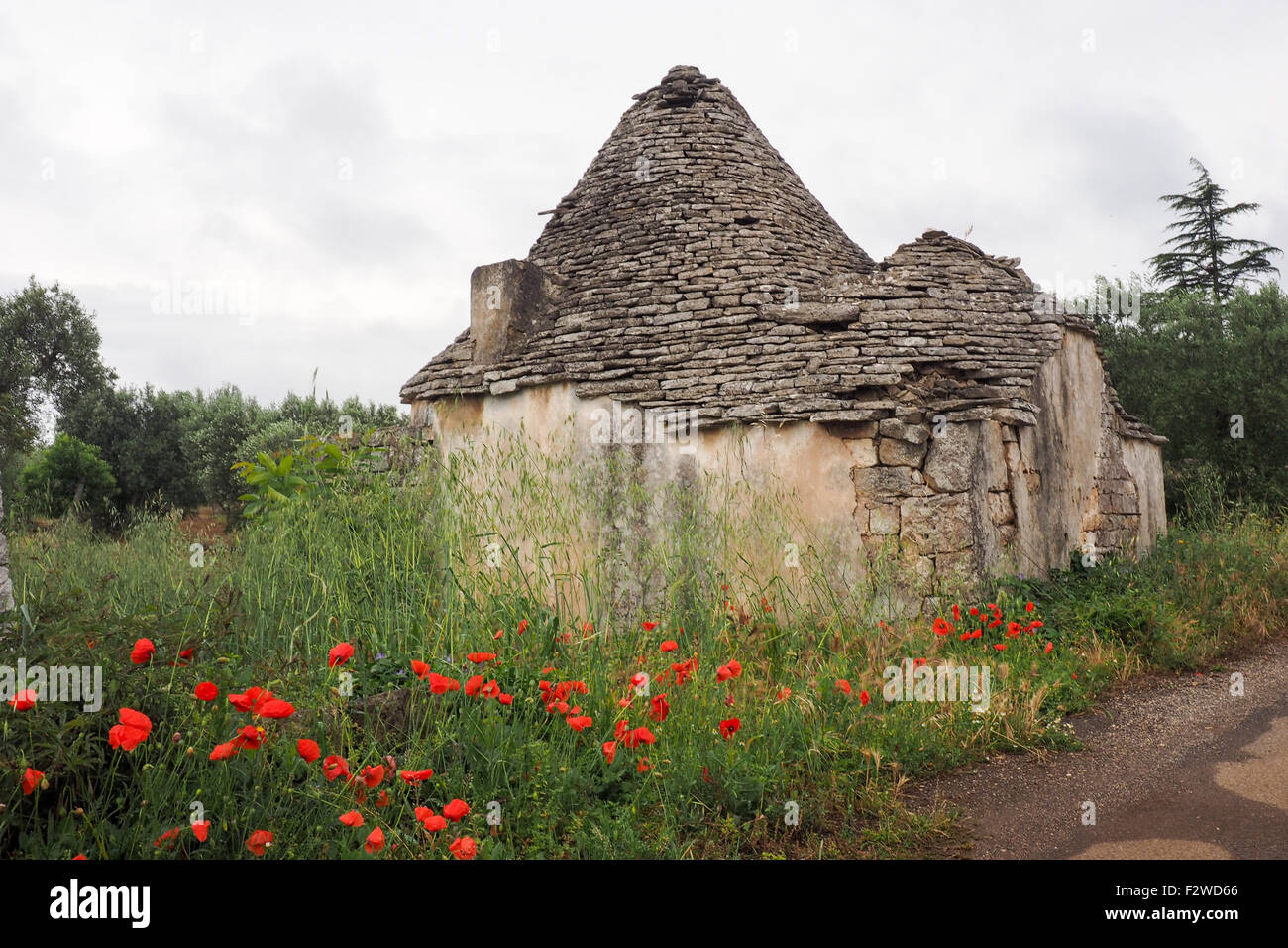 Trullo-Hütte Stockfoto