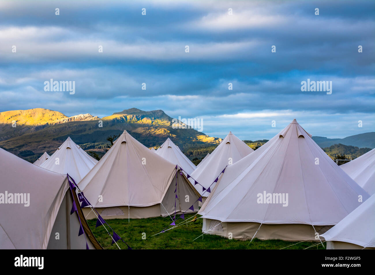 Musikfestival Festival Nr. 6 in Portmeirion Dorf, Gwynedd, Wales, UK Stockfoto