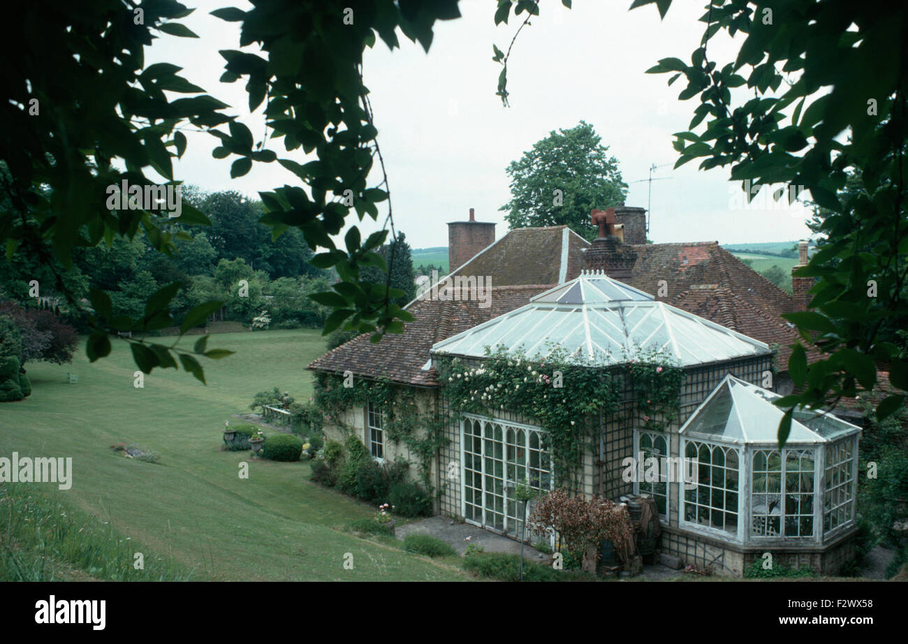 Rötliche Haus, ehemalige Heimat von Sir Cecil Beaton Stockfoto