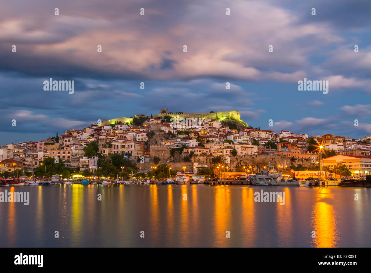 Die Stadt Kavala in Nordgriechenland. Stockfoto