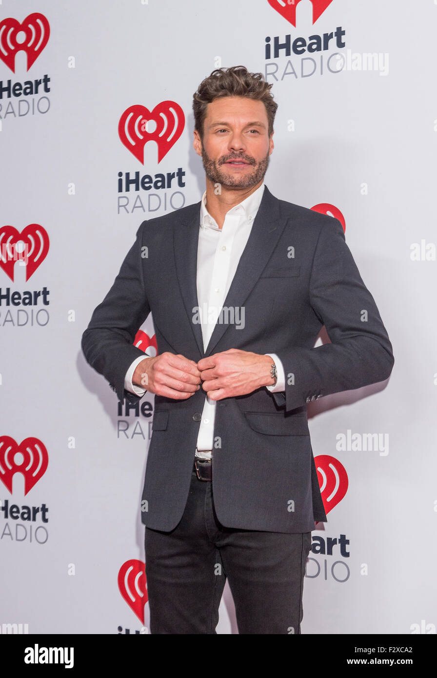 Radio/TV-Persönlichkeit Ryan Seacrest besucht 2015 iHeartRadio Music Festival in Las Vegas Stockfoto