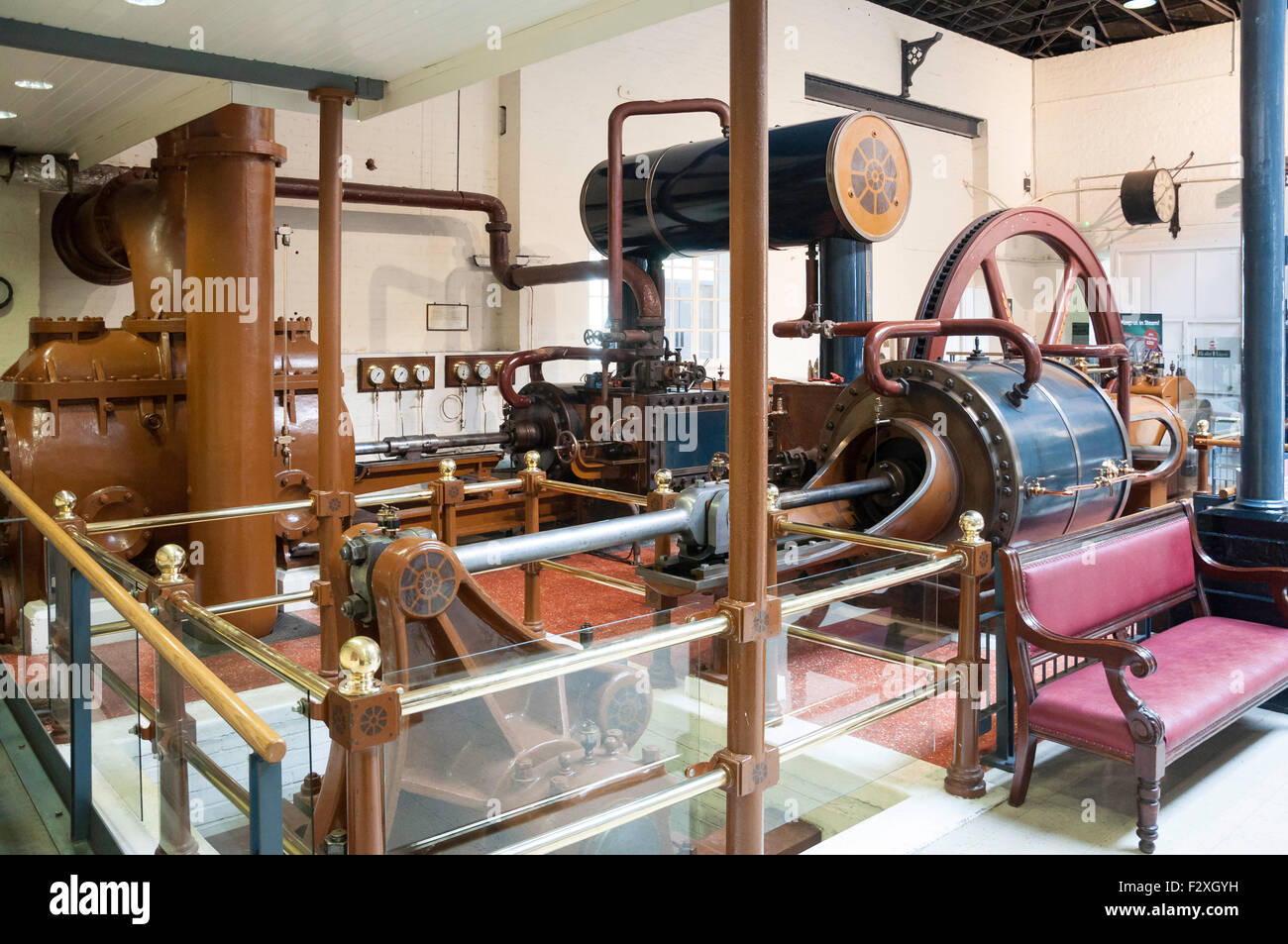 Das Watt Pumpe, London Museum von Wasser und Dampf, Grüner Drache Lane, Brentford, größere London, England, Vereinigtes Königreich Stockfoto