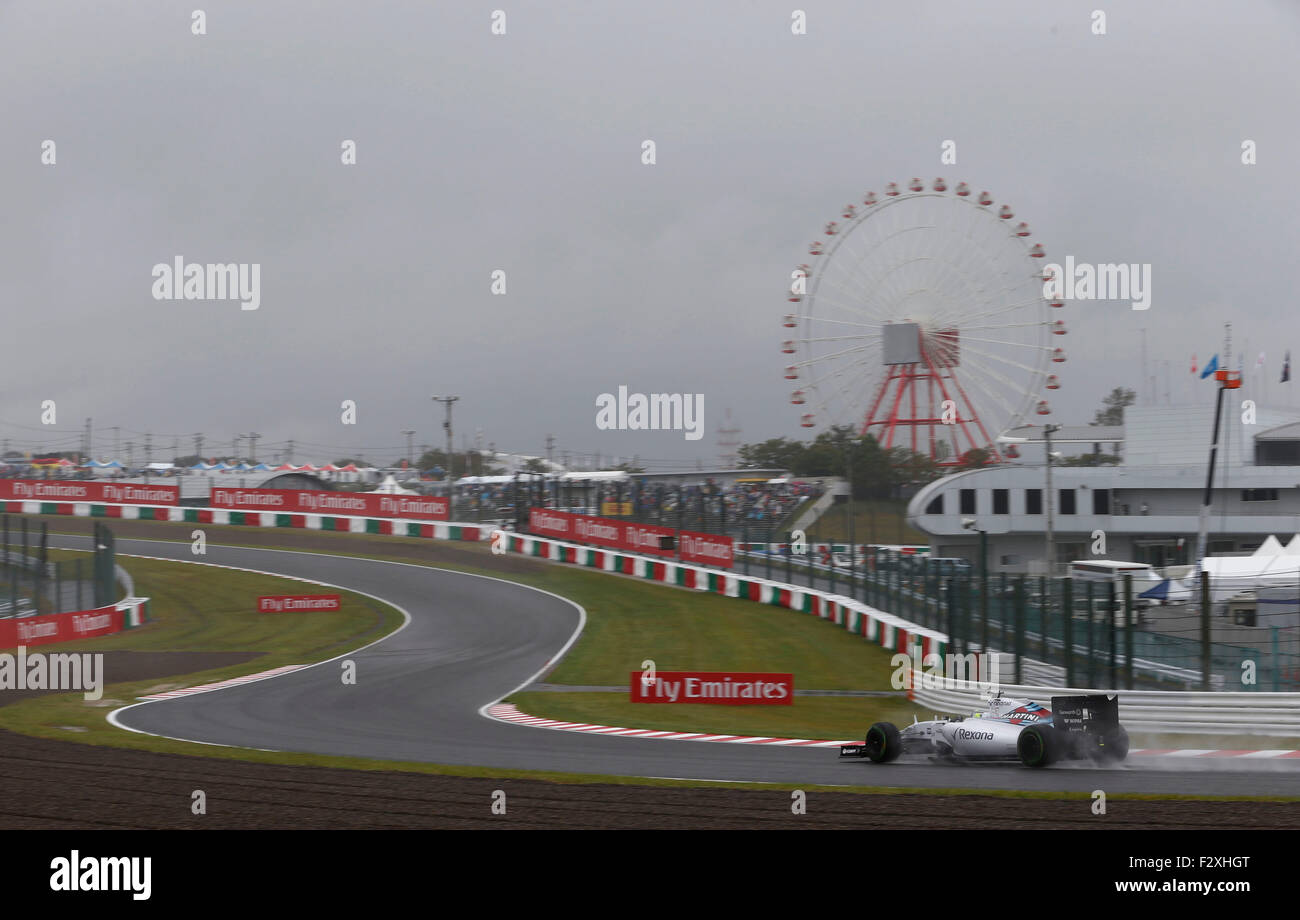 Motorsport: FIA Formula One World Championship 2015, Grand Prix von Japan, #19 Felipe Massa (BRA, Williams Martini Racing), Stockfoto