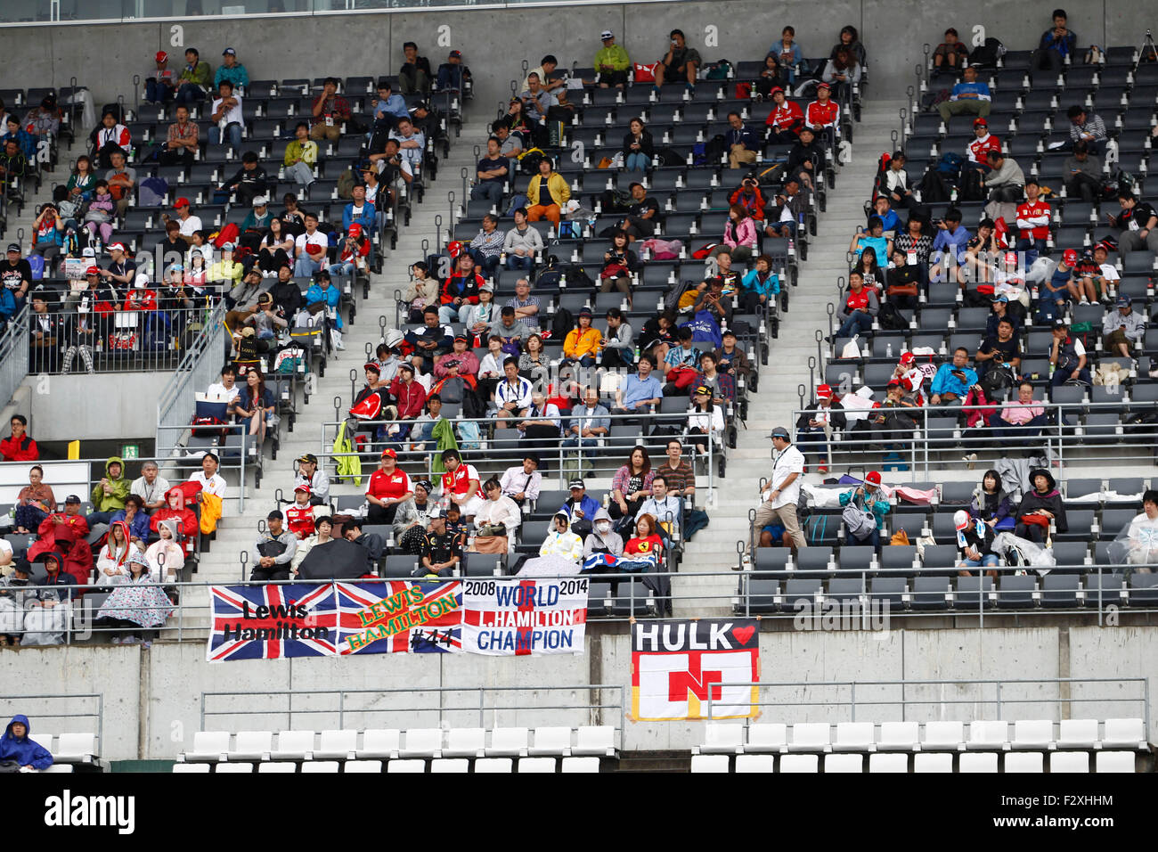 Motorsport: FIA Formula One World Championship 2015, Grand Prix von Japan, fans Stockfoto