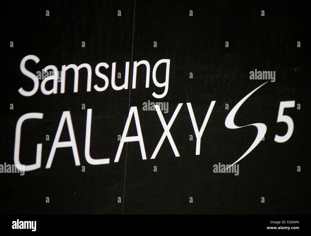 Markenname: "Samsung Galaxy S5", Berlin. Stockfoto