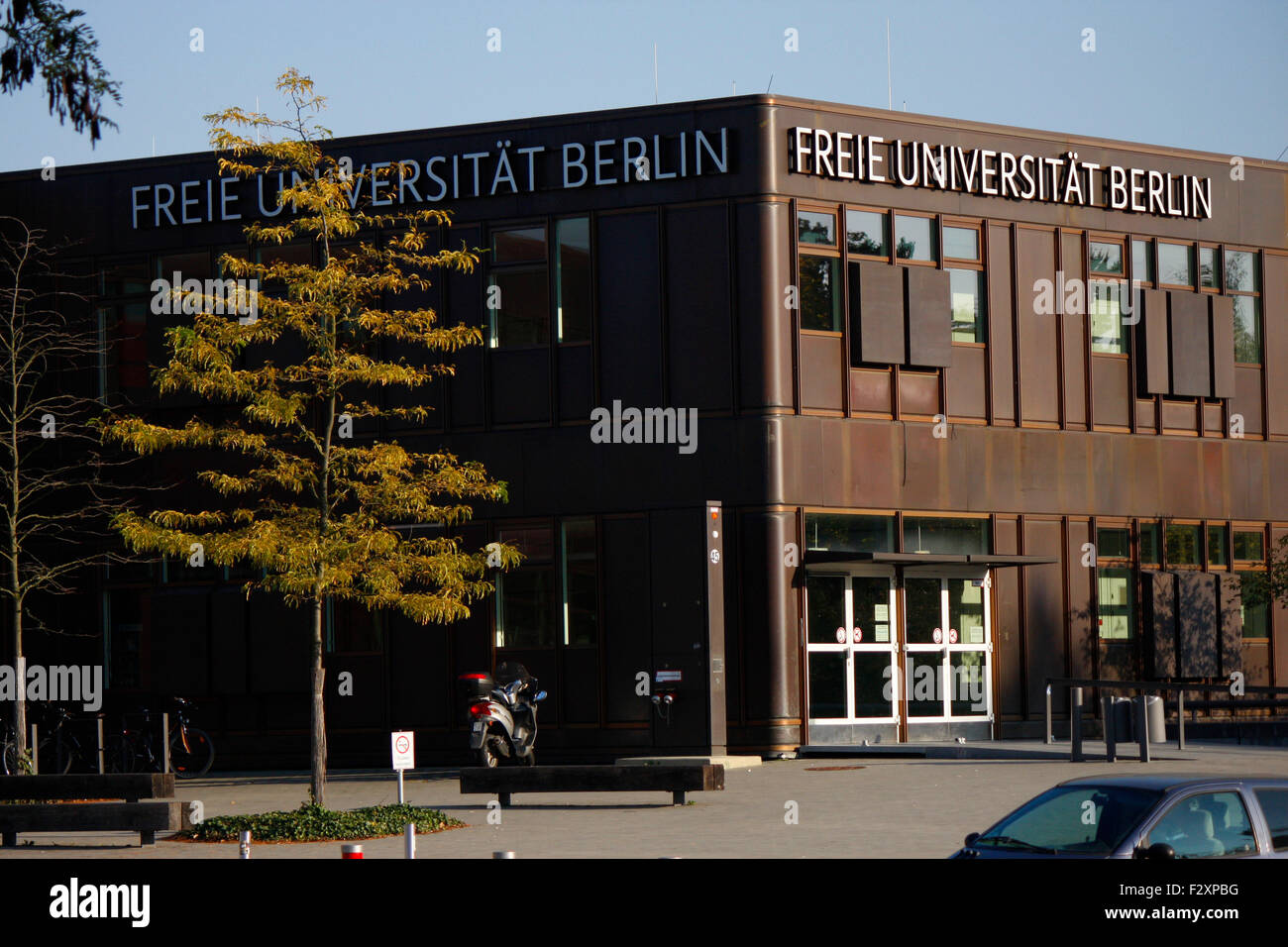 Rostlaube, Freie Universität Berlin, Berlin-Dahlem. Stockfoto