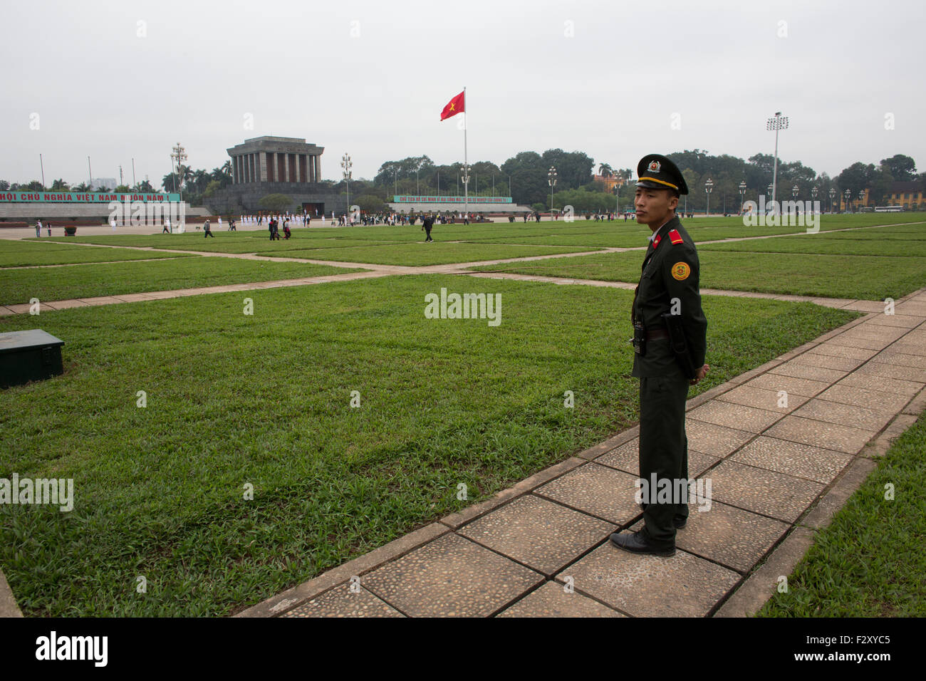Ho-Chi-Minh-Mausoleum Stockfoto