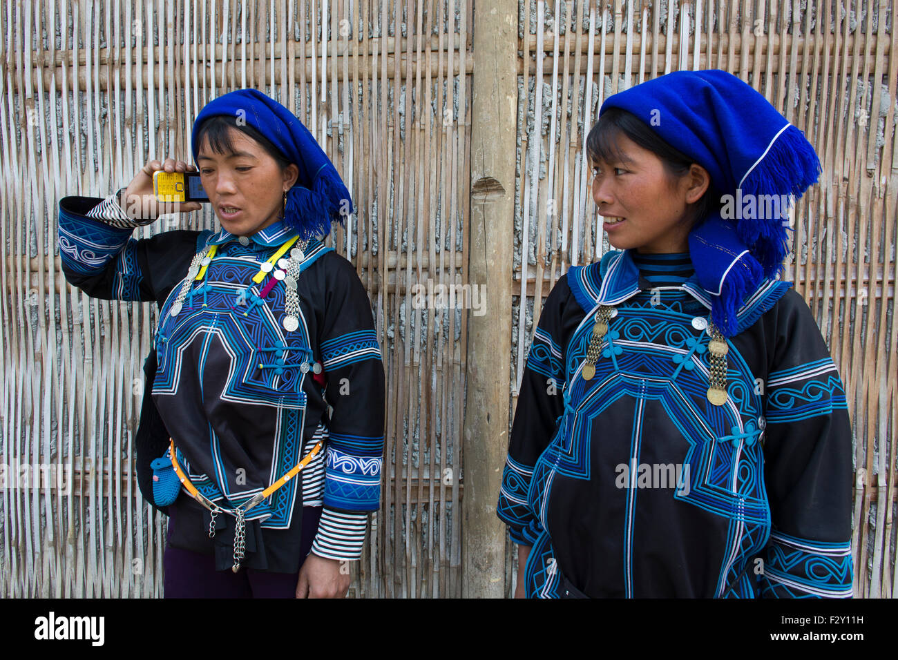 ethnischen Hmong-Stamm in Nord-Vietnam. Stockfoto