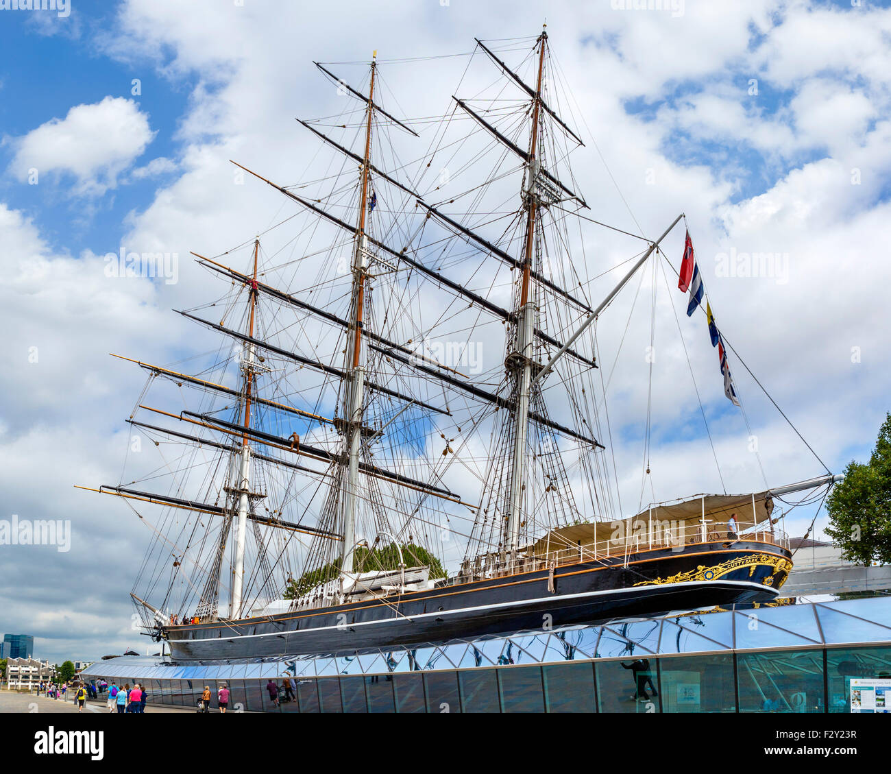 Die Cutty Sark, Greenwich, London, England, Vereinigtes Königreich Stockfoto