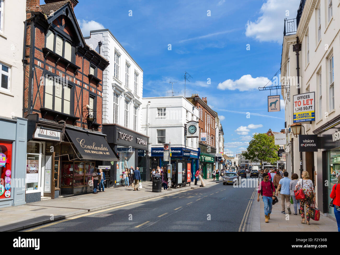 George Street in Richmond upon Thames, London, England, UK Stockfoto