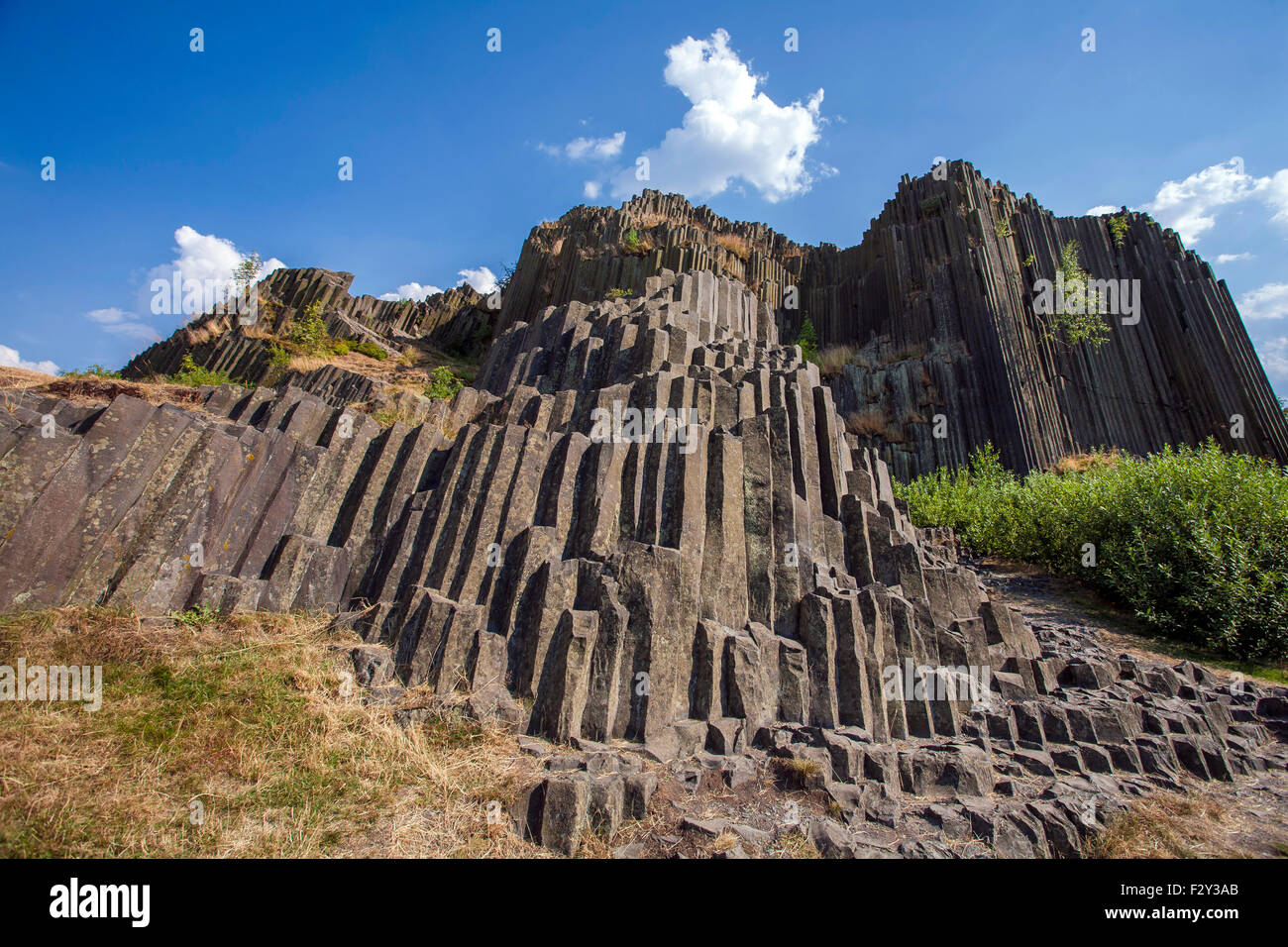 Panska Skala Geologische Formation Stein Orgel Kamenicky Senov Tschechische Republik Stockfotografie Alamy
