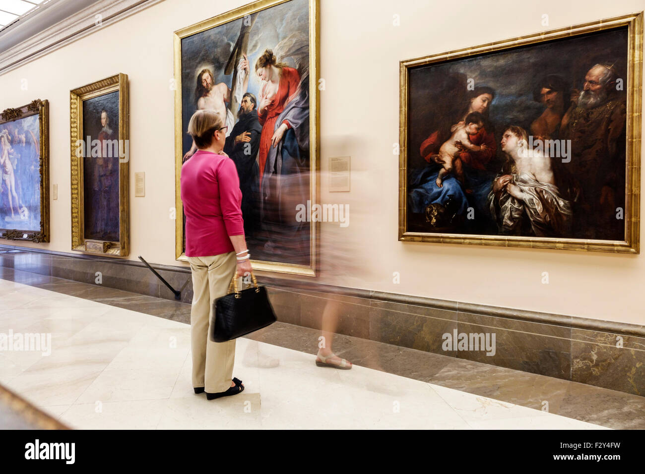 Madrid Spanien,Europa,Spanisch,Hispanic,Centro,Calle de Alcala,Real Academia de Bellas Artes de San Fer Stockfoto
