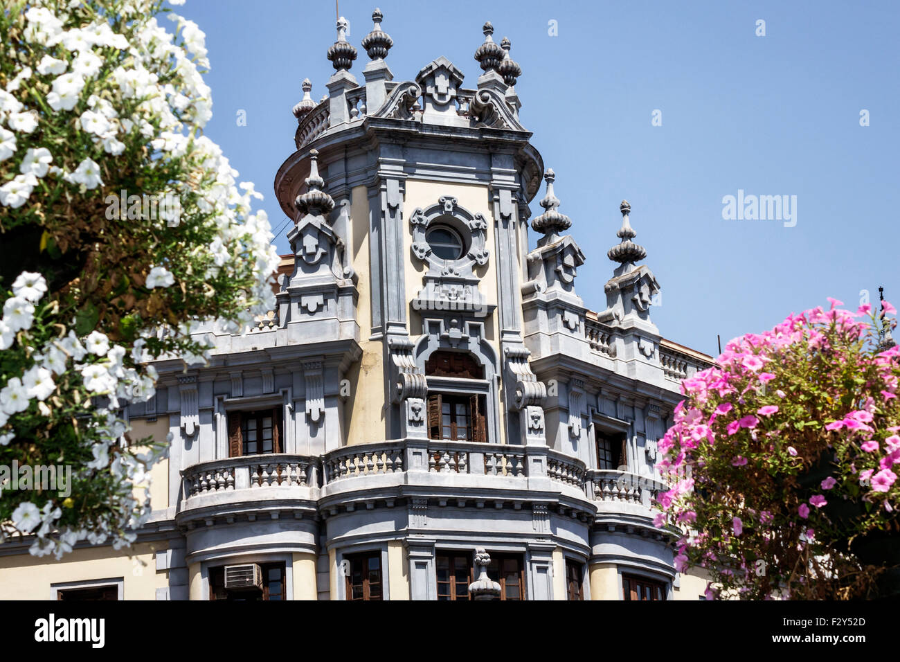 Madrid Spanien, Hispanic Centro, Calle de Alcala, Calle Gran Via, Casa del Cura, Gebäude, Calle Alcala 41, Neobarock, Architekturfassade, Außenansicht, Spanien15070 Stockfoto