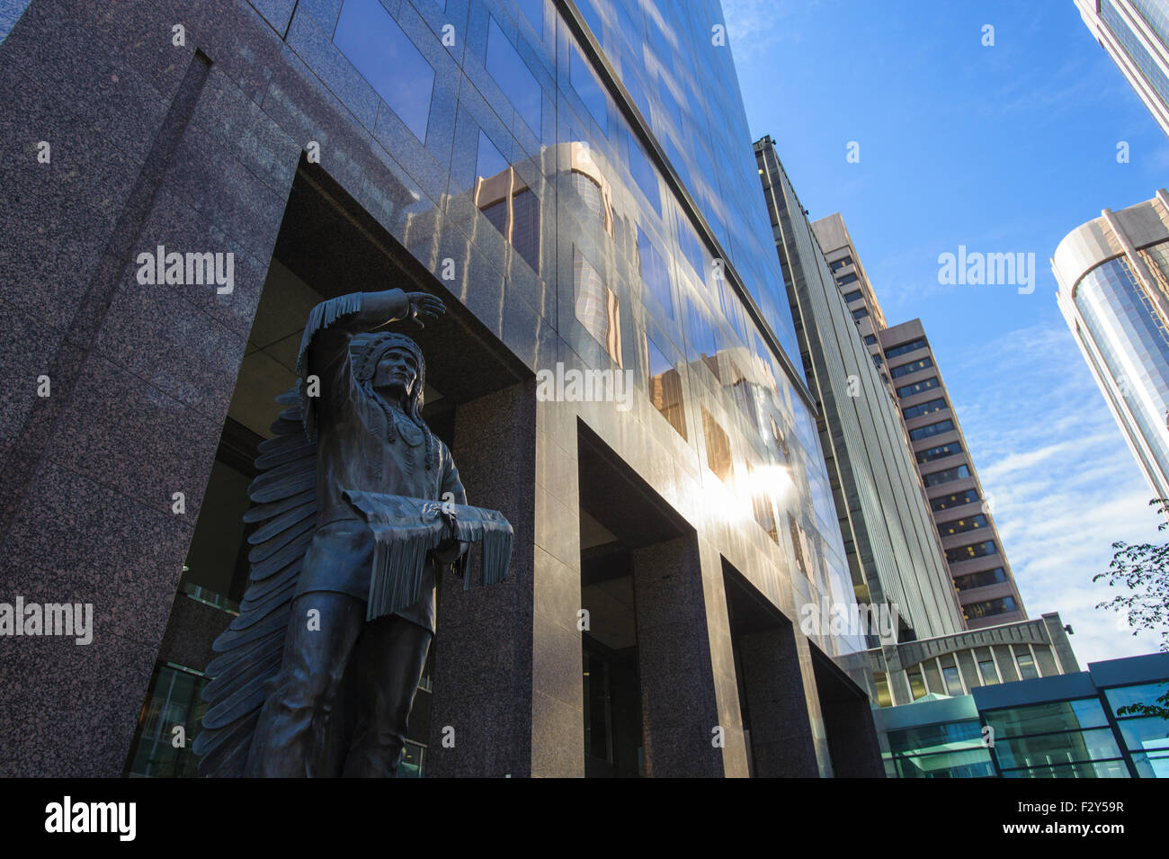 Die Innenstadt von Calgary Alberta Stockfoto