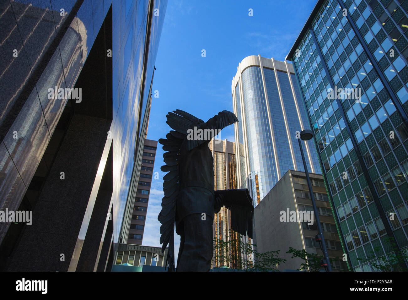 Die Innenstadt von Calgary Alberta Stockfoto