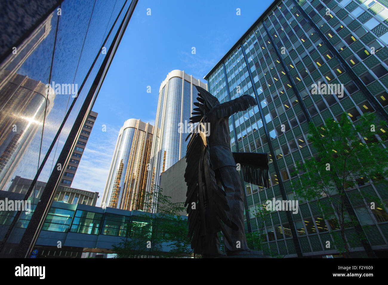 Die Innenstadt von Calgary Alberta Stockfoto
