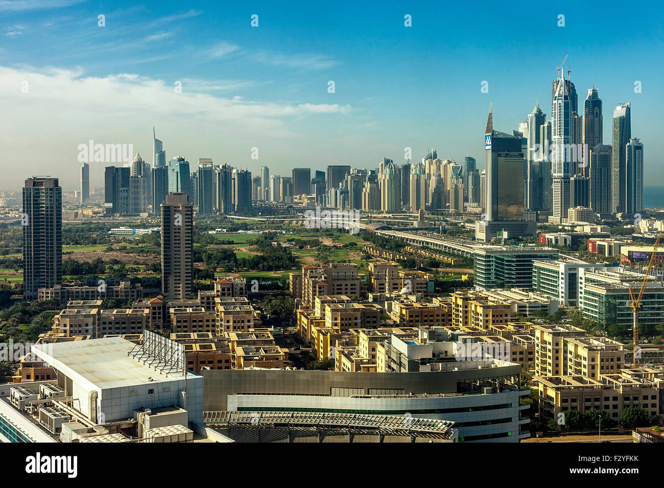 Die Innenstadt von Dubai Stockfoto