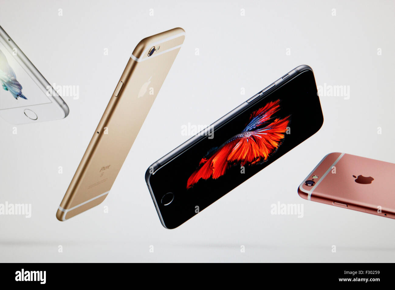 Apple iPhone 6 s und 6 s plus Stockfoto