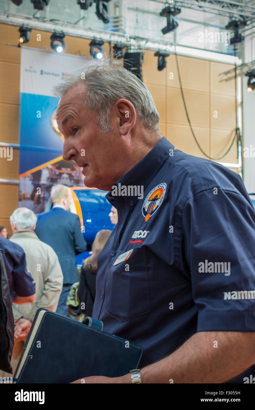 Richard Noble OBE Bloodhound SSC Land Speed Record Projekt Stockfoto