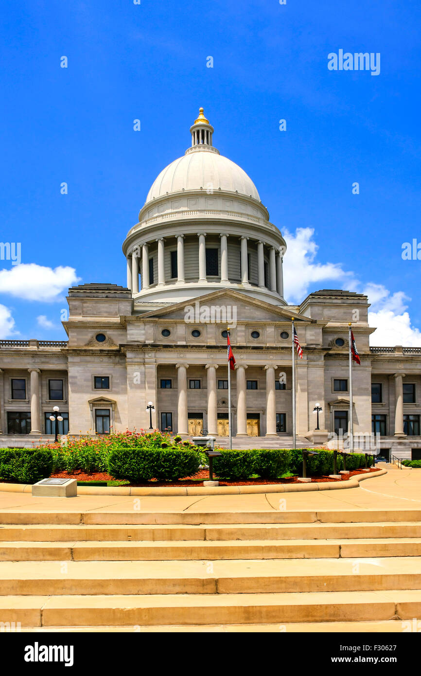 Das Arkansas State Capitol Gebäude befindet sich in Little Rock. Über 16 Jahre ab 1899-1915 gebaut Stockfoto