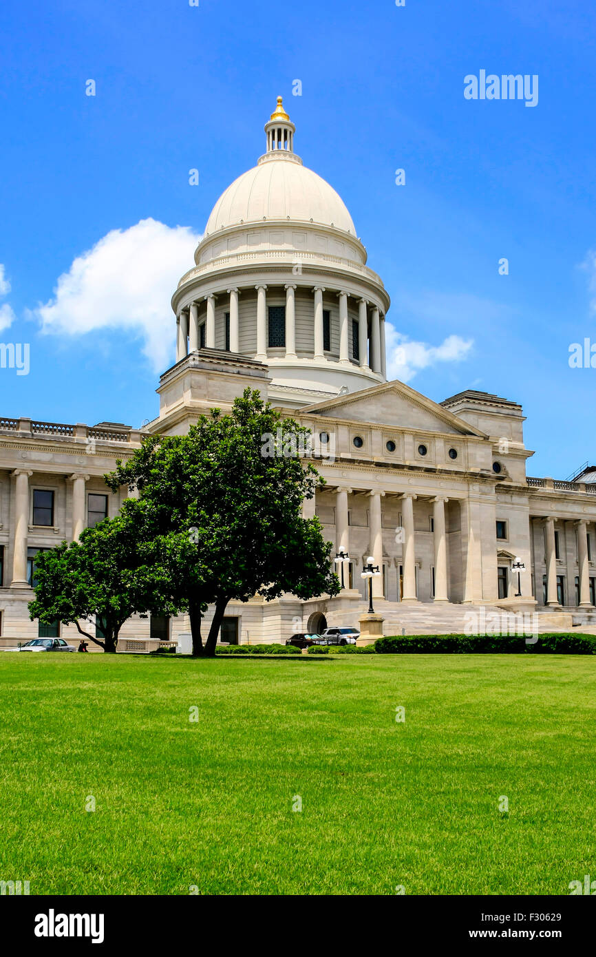 Das Arkansas State Capitol Gebäude befindet sich in Little Rock. Über 16 Jahre ab 1899-1915 gebaut Stockfoto