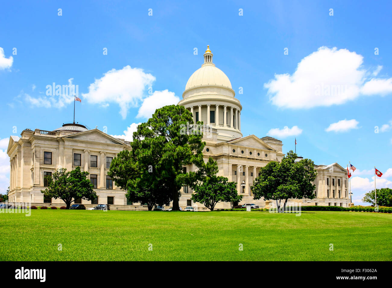 Das Arkansas State Capitol Gebäude befindet sich in Little Rock. Über 16 Jahre ab 1899-1915 gebaut Stockfoto