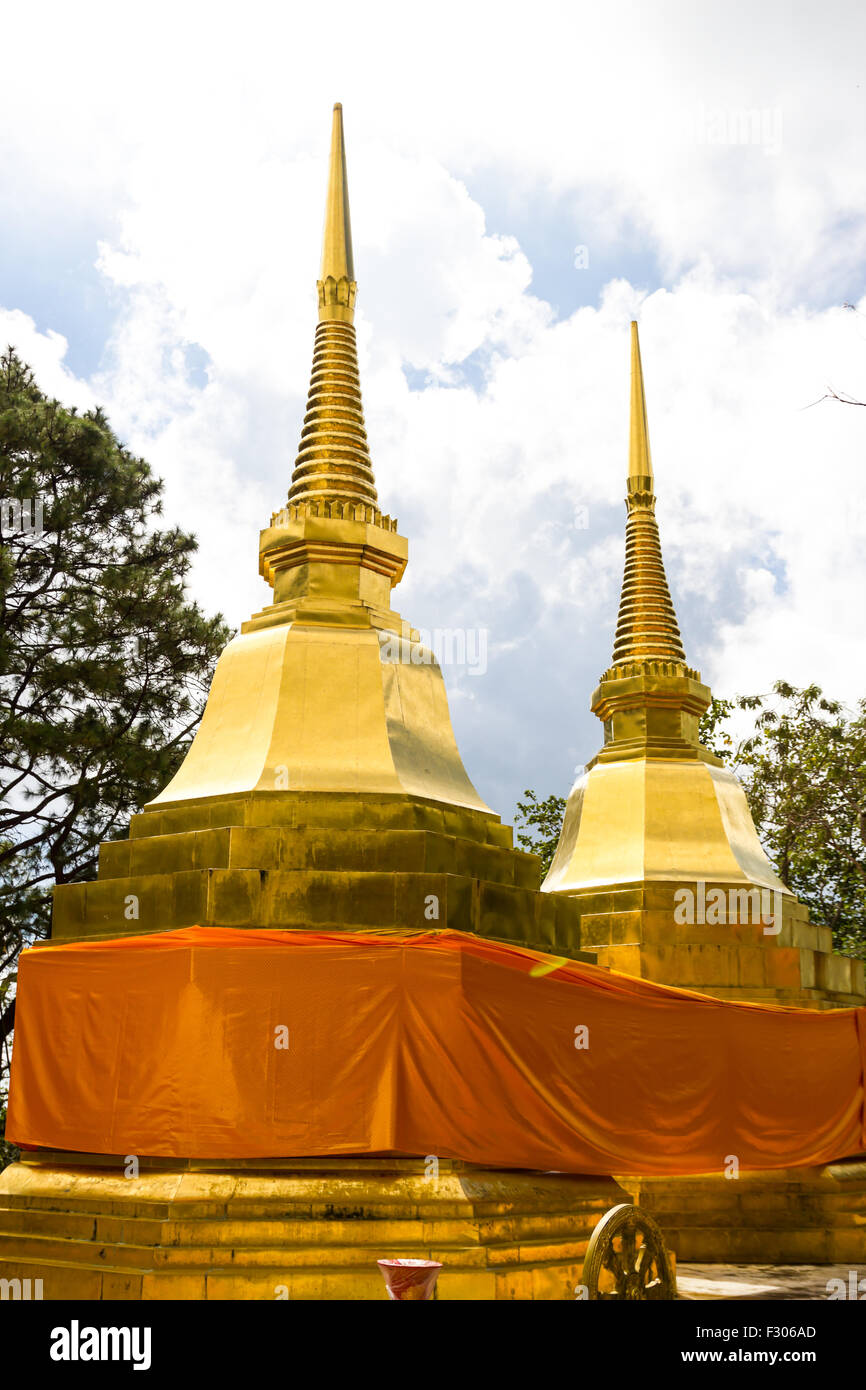 PRA Tad Doi Tung Tempel, Chiang Mai, Thailand. Stockfoto