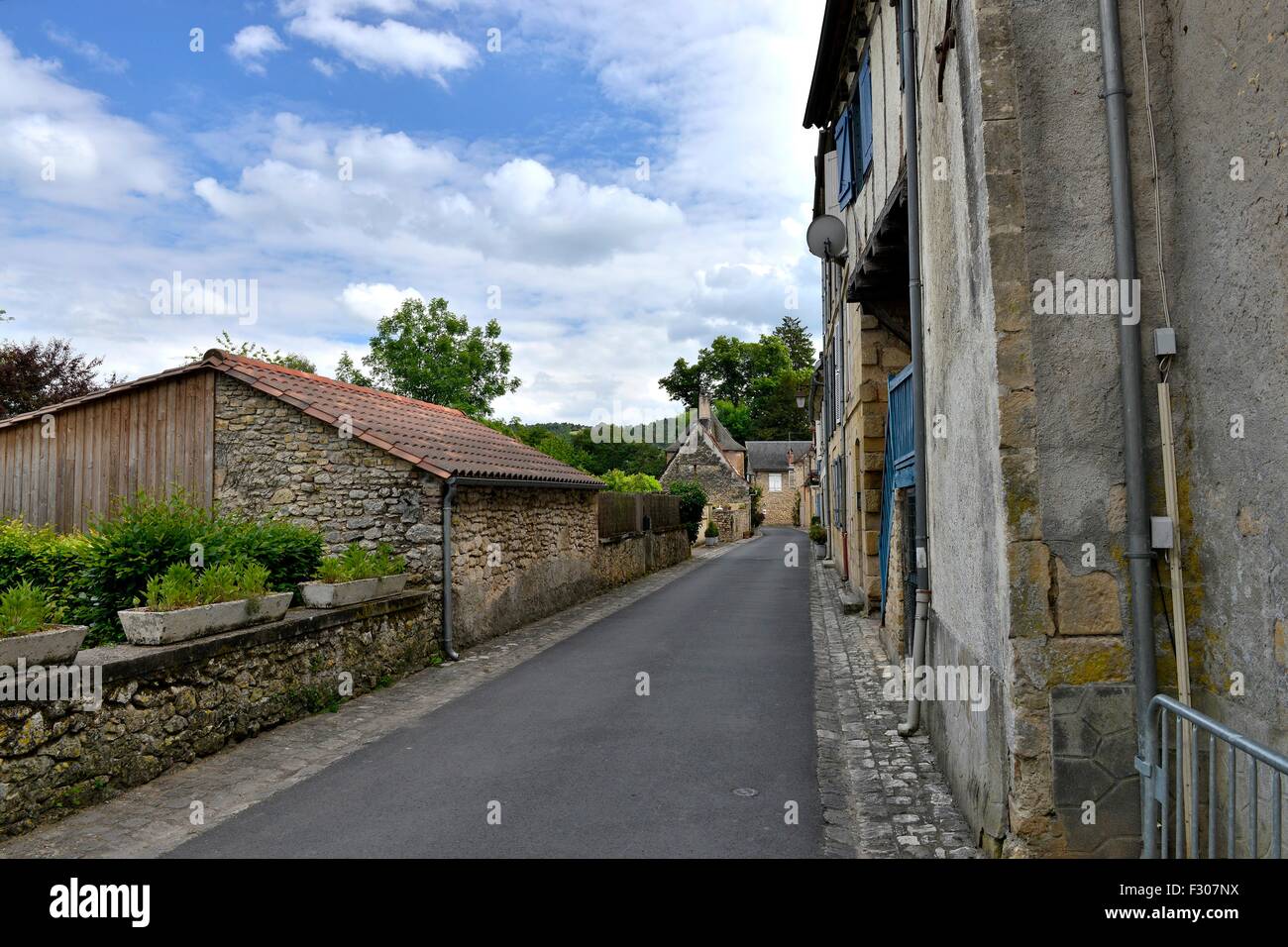 Frankreich, Dorf Montignac, Dordogne, Aquitaine. Das Dorf ist neben Sarlat und ist die Heimat der berühmten Höhlen von Lascaux, Stockfoto