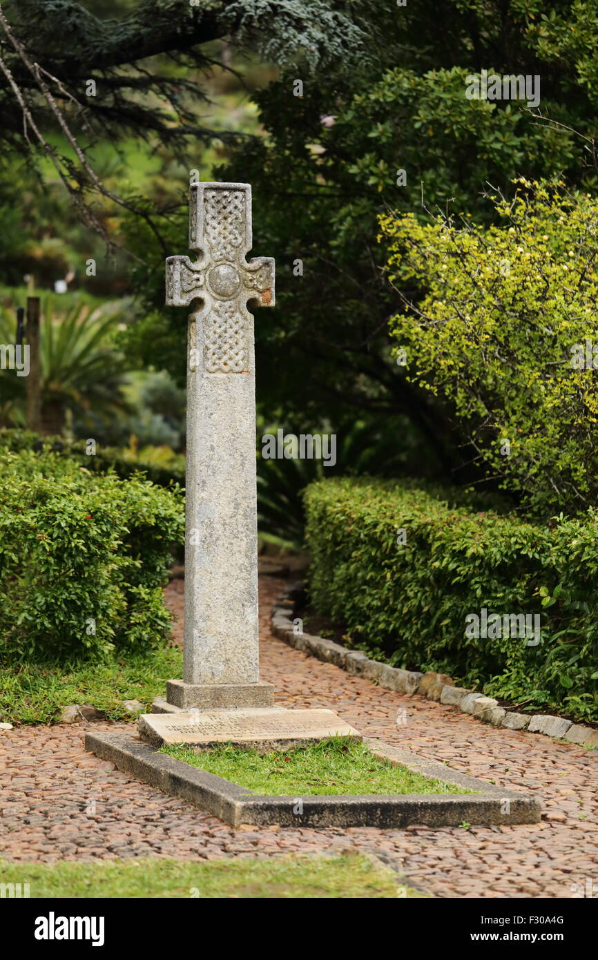 Grab von Henry Pearson, ein südafrikanischer Botaniker im Kirstenbosch National Botanical Gardens, Cape Town Stockfoto