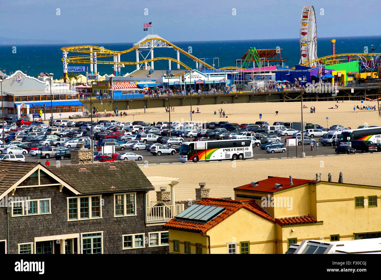 Santa Monica Pier Stockfoto