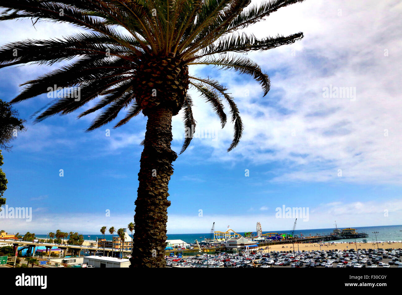 Santa Monica Bluffs Stockfoto
