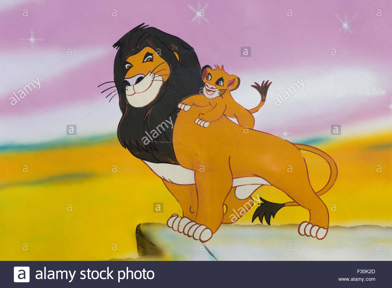 Simba And Mufasa Stockfotos Und Bilder Kaufen Alamy