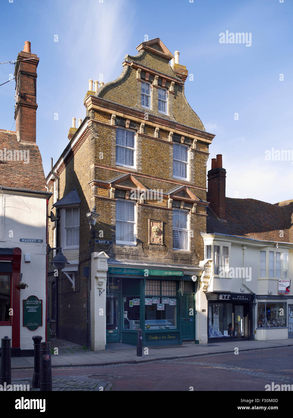 Nr. 1 East Street, Faversham, Kent Stockfoto