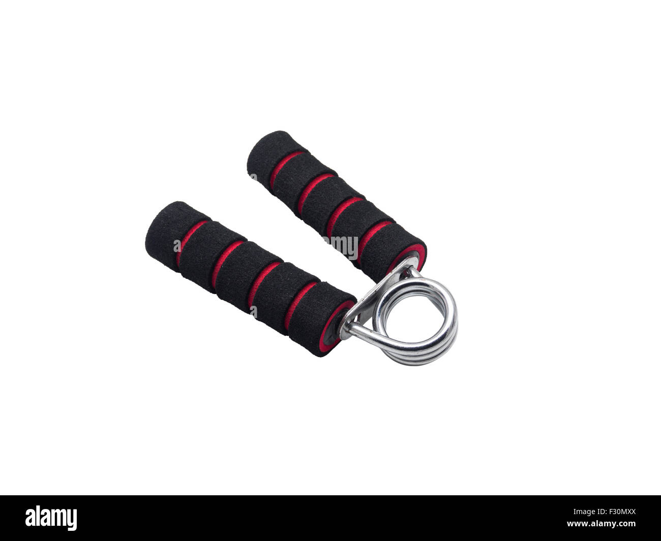 Moderne Handtrainer isoliert auf weißem Hintergrund Stockfoto