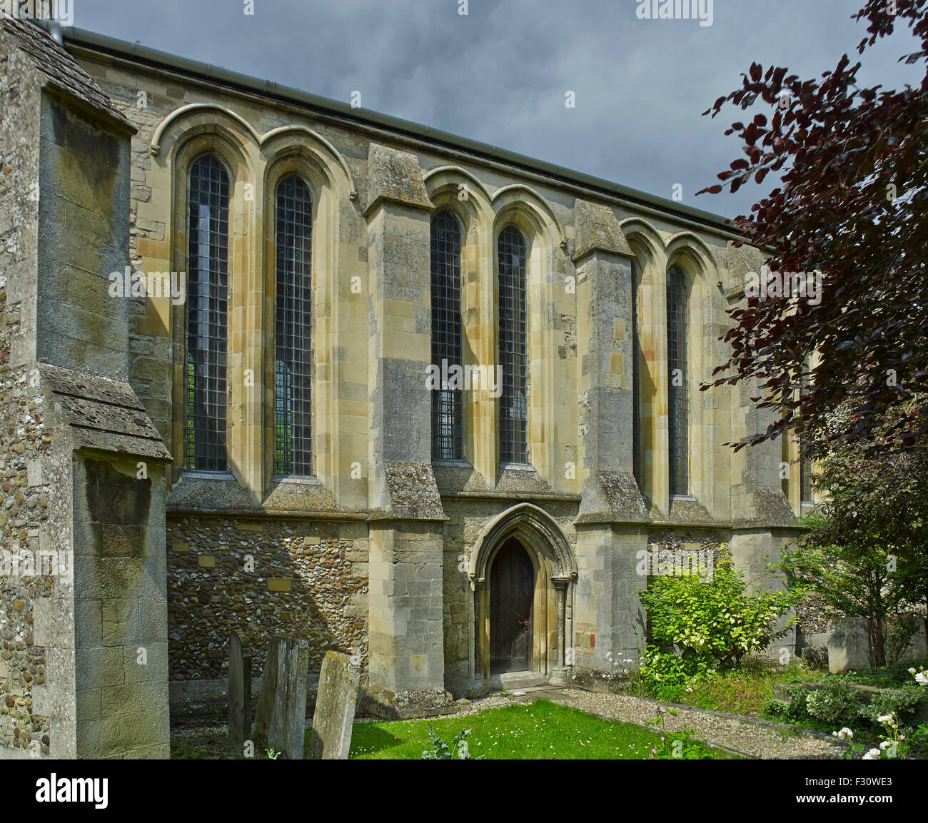 Cambridge, Cherry Hinton, St.-Andreas-Kirche Stockfoto