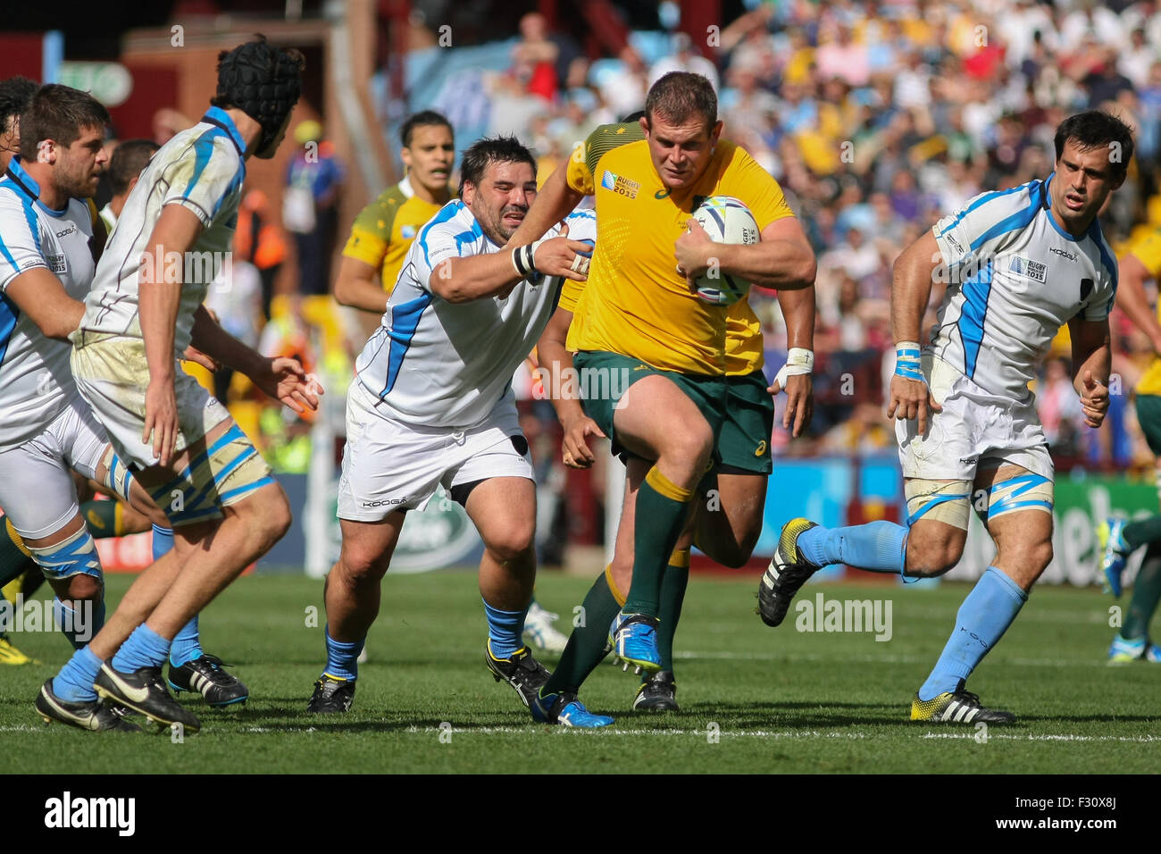 Rugby World Cup 2015, UK. Villa Park Australien V Uruguay 27. September 2015 Stockfoto