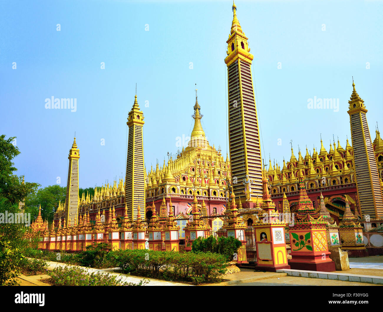 Thanboddhay Pagode, in der Nähe von Monywa, Myanmar (Burma, Birma) Stockfoto