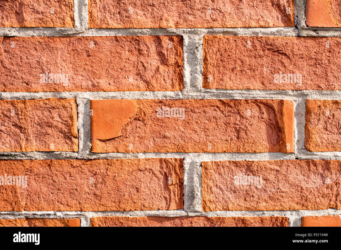 Alte rote Ziegel Wand Textur, kann als Hintergrund verwendet werden Stockfoto