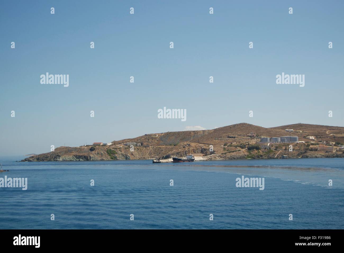 Naxos Insel Griechenland Blauwasser Küste Beach Reisen Stockfoto